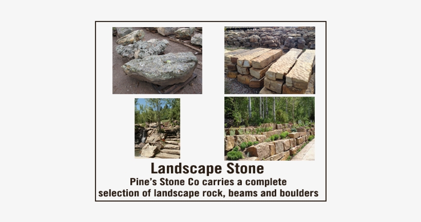 Landscape Stone From Pine Stone Co - Rock, transparent png download