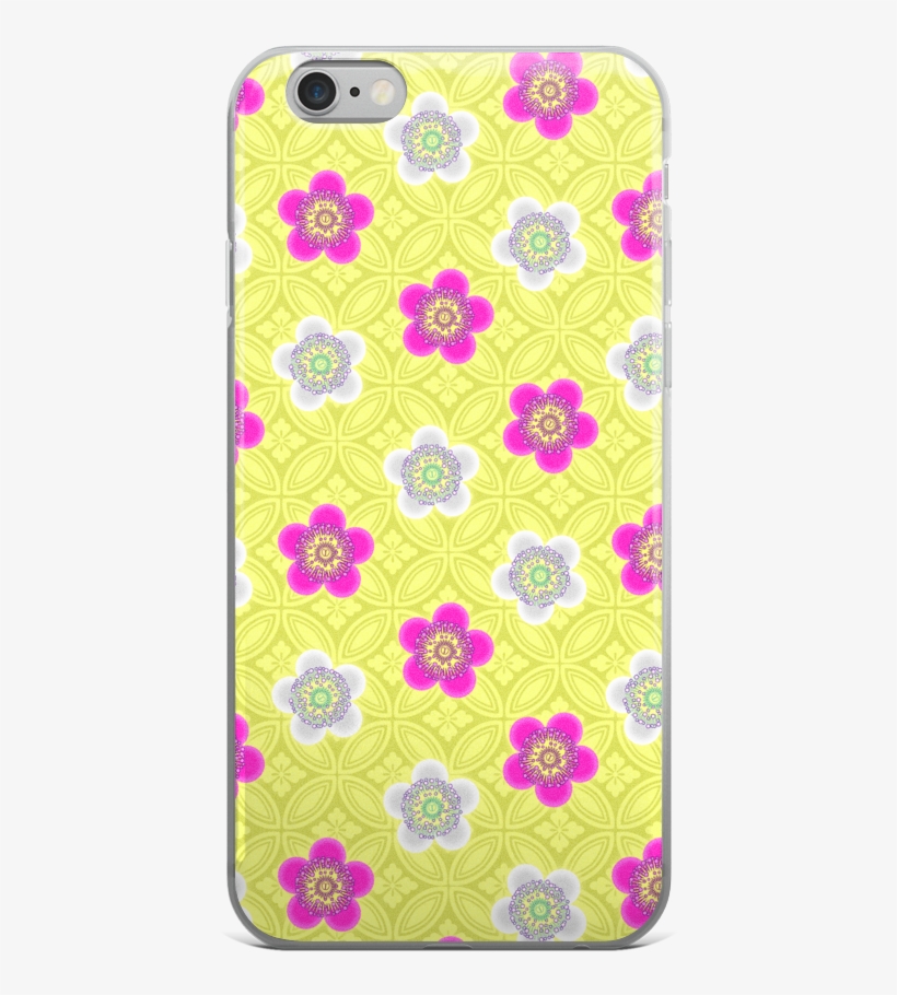 Yellow & Pink Flower Pattern - Calligraphy, transparent png download