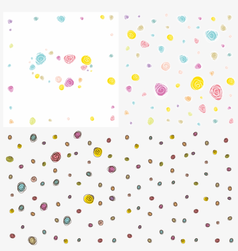 Scribble Flower Pattern Cs By Dragonart - Kilobyte, transparent png download