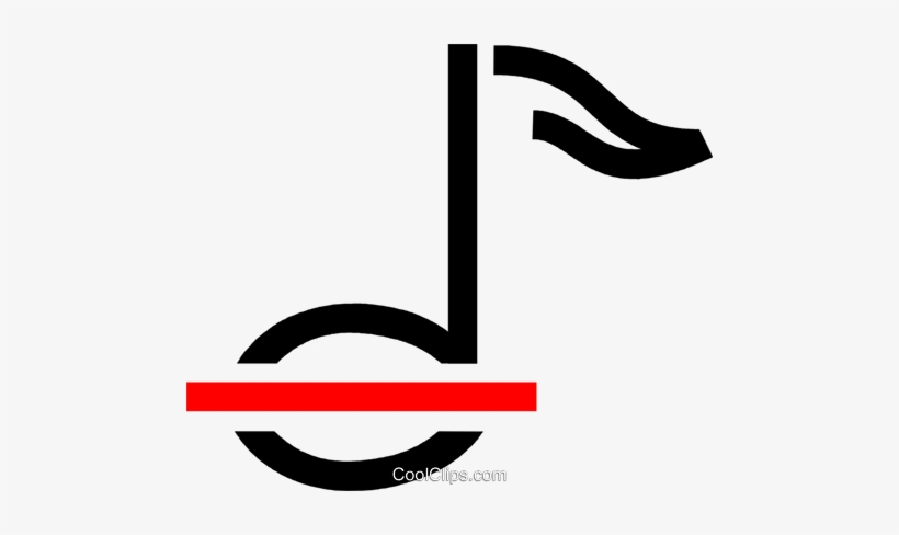 Nota Musical Libres De Derechos Ilustraciones De Vectores, transparent png download