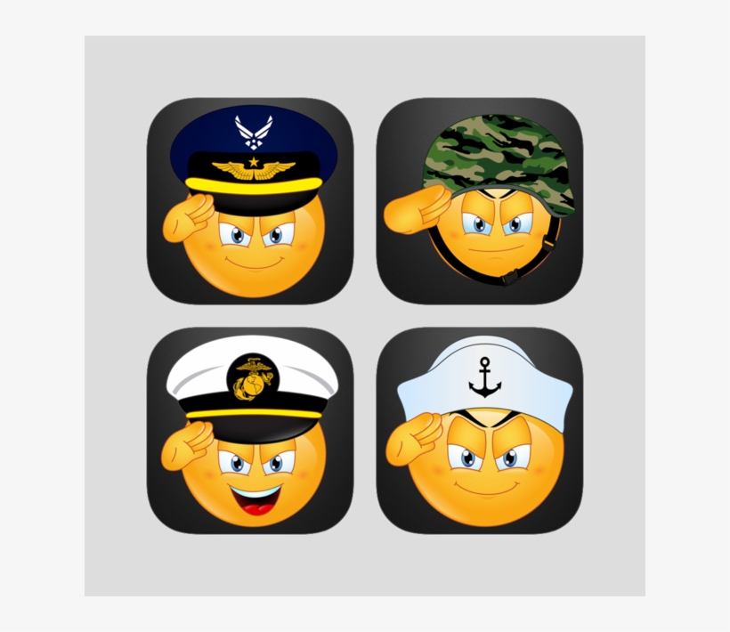 Military Emoji Sticker Bundle - Green Camouflage 2oz Gold Tobacco Tin,baccy Tin,pill, transparent png download