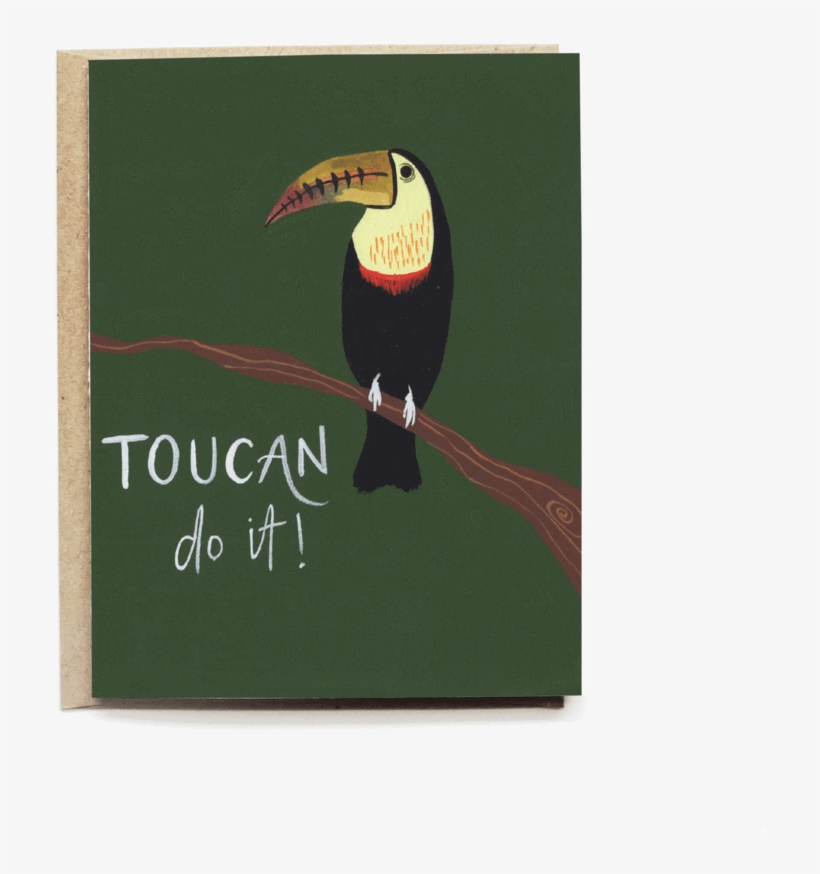 Toucan Encouragement Card - Toucan, transparent png download