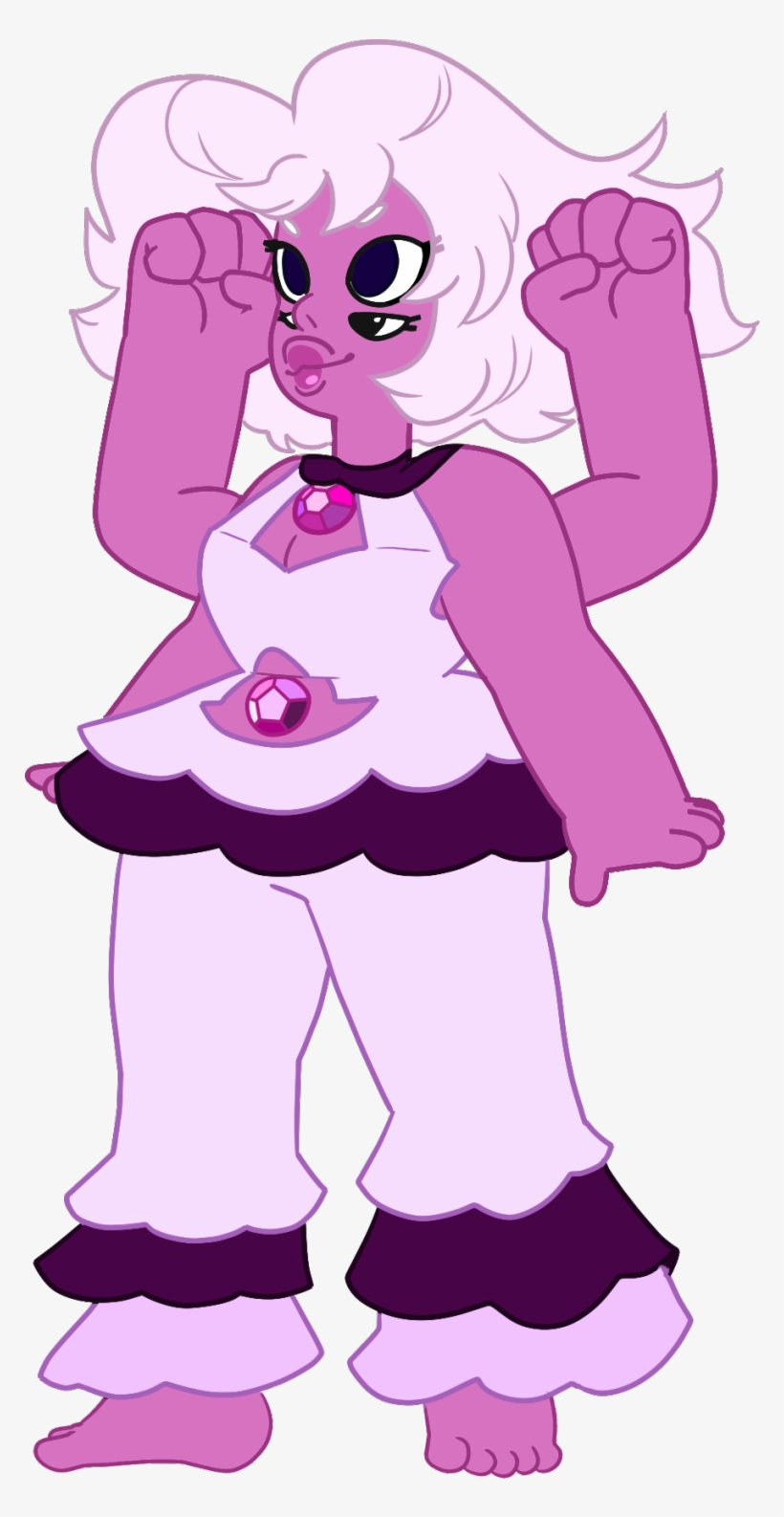 Steven Universe Amethyst And Rose Fusion - Amethyst, transparent png download
