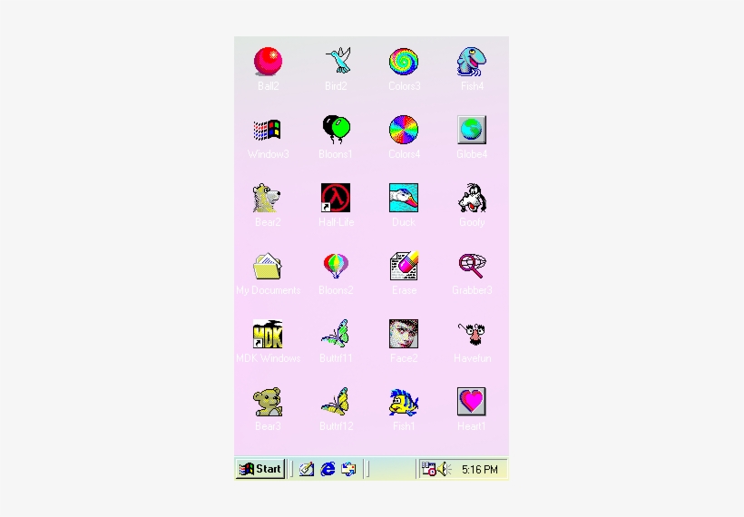 Q And Windows 98 Image - Windows 98 Tumblr Png, transparent png download