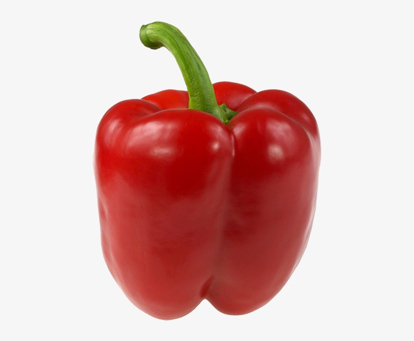 1 Egg Bell Peppers - Red Bell Pepper, transparent png download