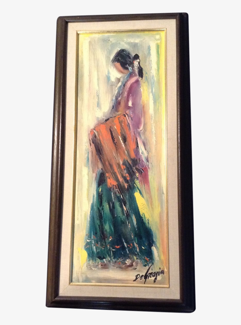 Ted Degrazia Print 28" X 13" "navajo Bride" - Bride, transparent png download