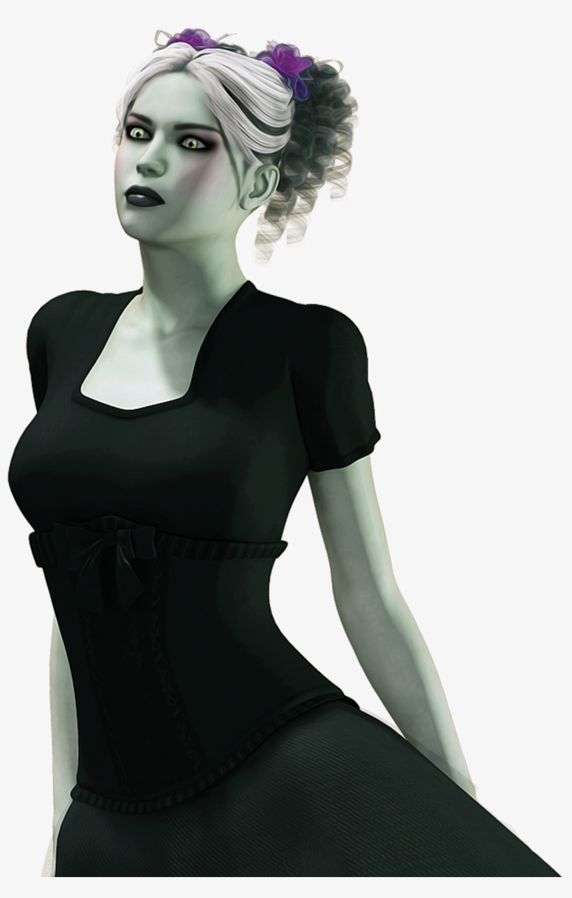 Gothic Fantasy Female Dead Bride 1496568 - Female Dark Fantasy Transparent, transparent png download