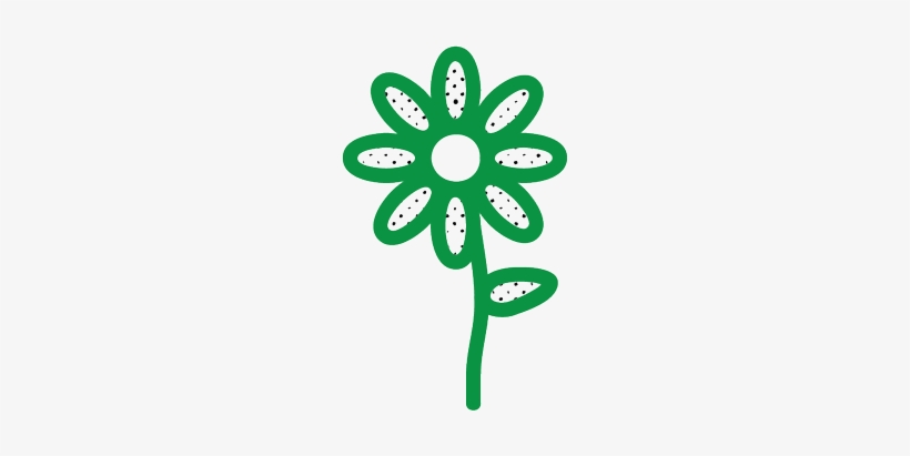 Wildflower Etiquette - Daisy Flower Outline, transparent png download