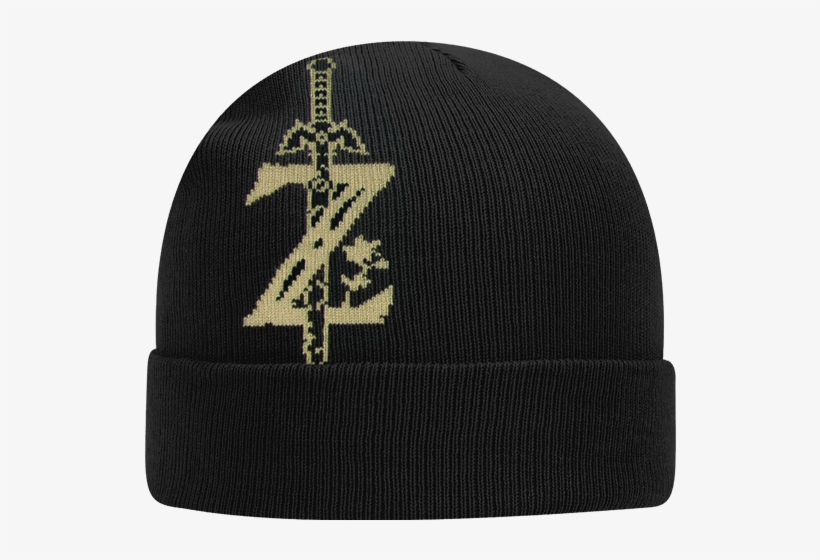 Cg - Knit Cap - Zelda - Black - Sword - Front - Breath Of The Wild - Japanese Phone Case - Iphone 6, transparent png download