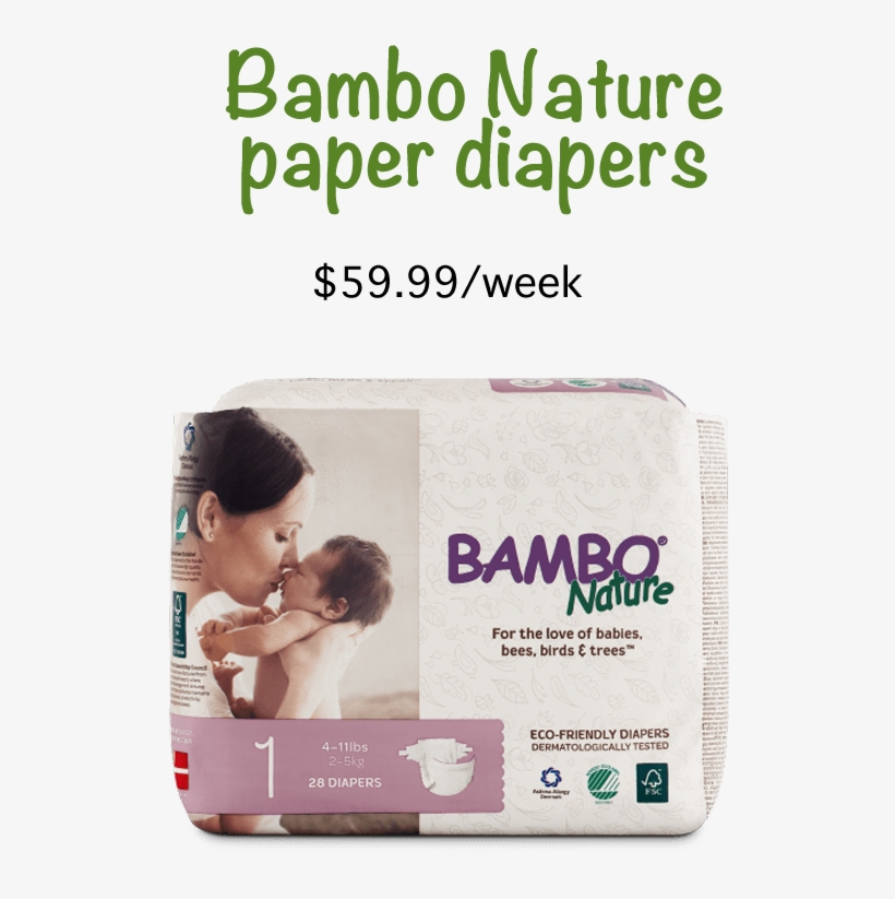 Bambo Nature Paper Diapers Delivery Service - Bambo Nature Brand | Gimme The Good Stuff Bambo Nature, transparent png download