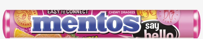 3d Stick Say Hello Fruit - Mentos Rainbow, transparent png download
