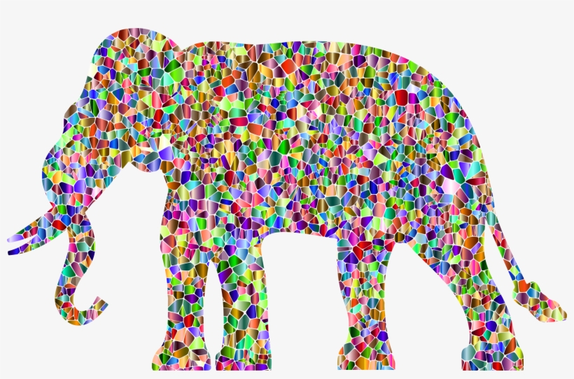 African Elephant Low Poly Elephants Computer Icons - Low Polygon Art Elephant, transparent png download