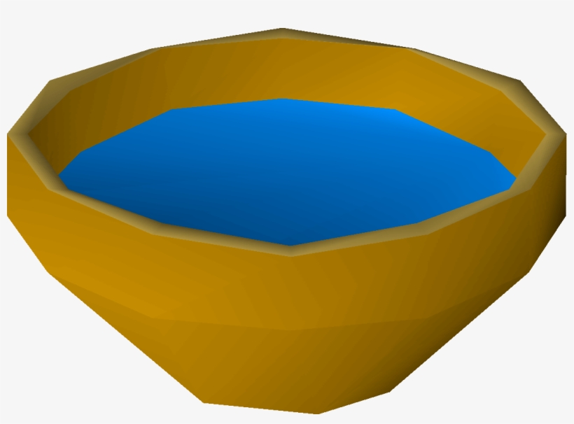 Bowl Of Blue Water Detail - Inflatable, transparent png download