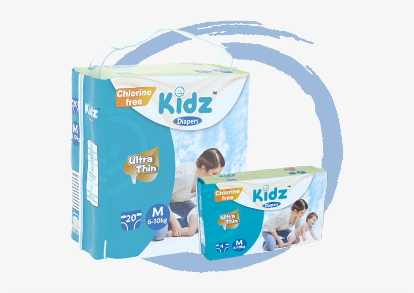 Medium Kidz Diaper - Kidz Diaper, transparent png download