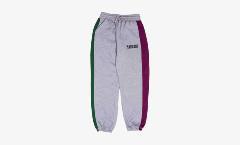 Split Color Sweatpants - Pleasures Split Color Sweatpants, transparent png download