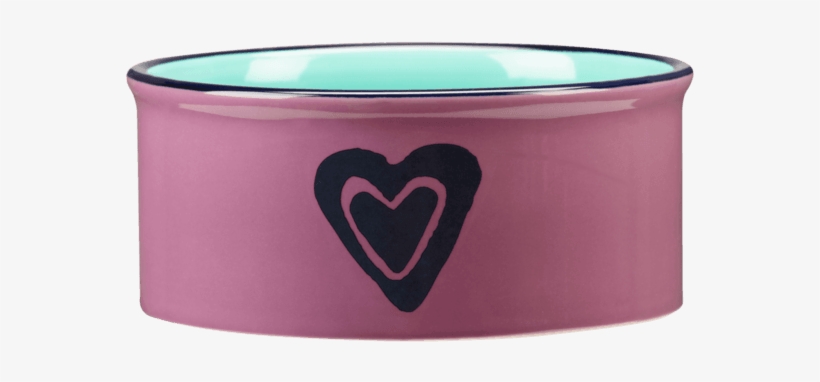 Heart Dog Bowl - Life Is Good Dog Bowl, transparent png download
