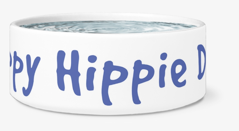 Happy Hippie Dog Ceramic Dog Bowl - I'm The Top Dog Novelty Dog Bowl, For Puppies And Adults, transparent png download