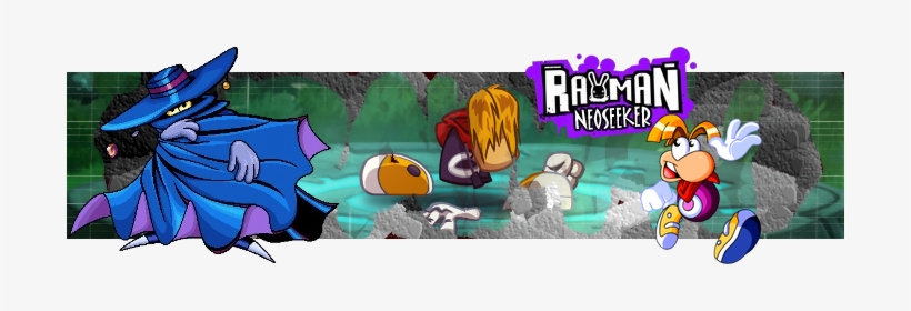 Rayman Neowiki Header 002 - Rayman Raving Rabbids (ubi Soft) Video Game, transparent png download
