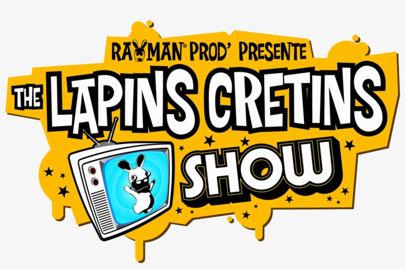 Rayman Prod' Présente The Lapins Crétins Show Logo - Nintendo - The Lapins Crtins Show Occasion [ Wii ], transparent png download