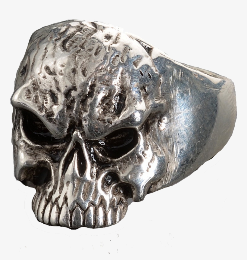 Vance Stainless Steel Men's Fear No Evil Skull Ring, transparent png download