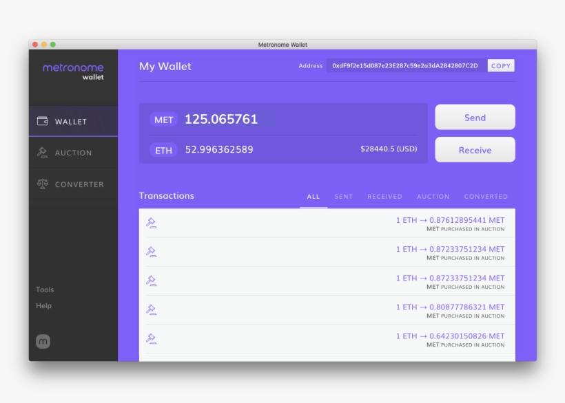 Metronome Apps Demo@ - Wallet, transparent png download