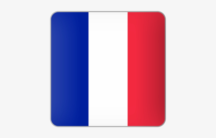 Free Icons Png - France Flag Square, transparent png download