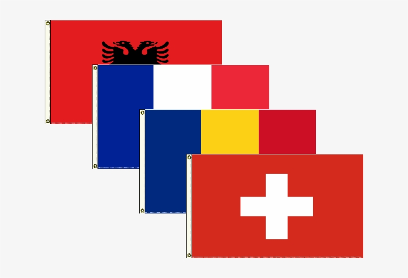 Euro 2016 Flag Pack Group A 150 X 90cm - Group A Euro 2016 Flags, transparent png download