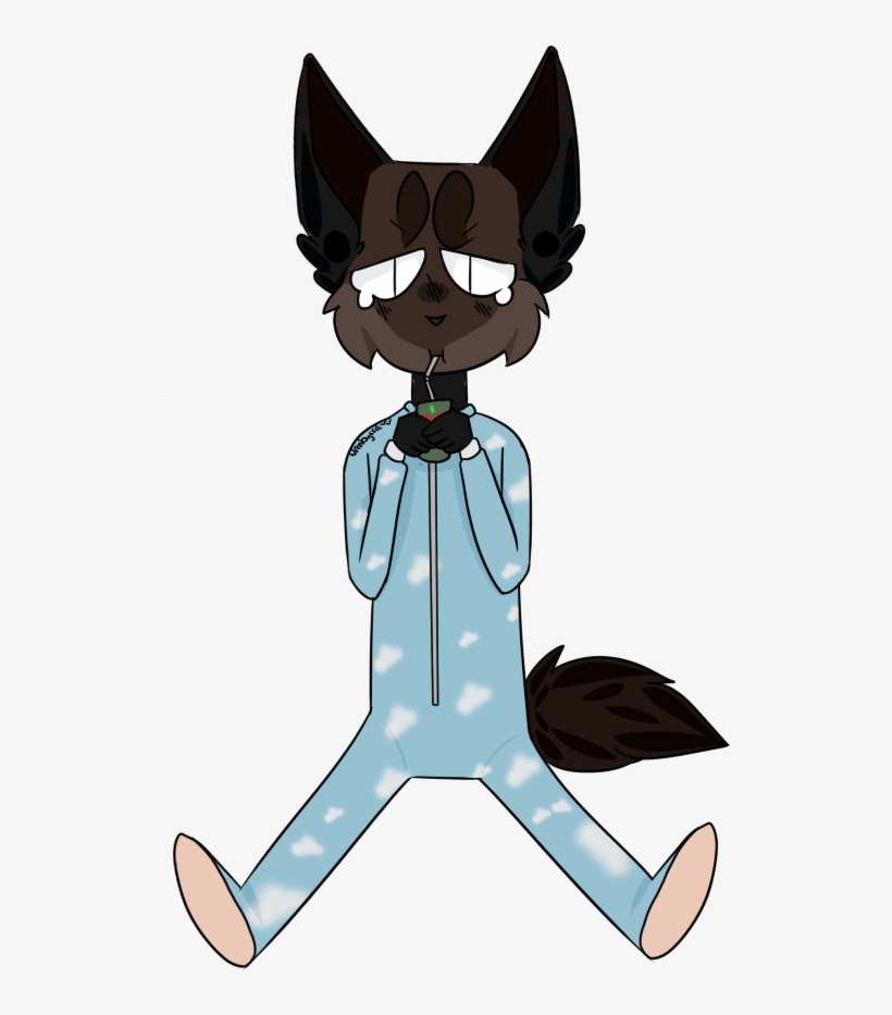 Juice Box And Pajamas By Wrenbyrrd-daxsq02 - Cartoon, transparent png download