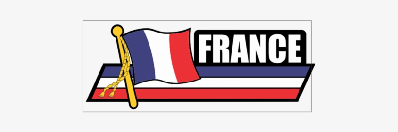 France Flag Car Sidekick Decal - Flag Car Auto Sidekick Trunk Bumper Fender Window Decals, transparent png download