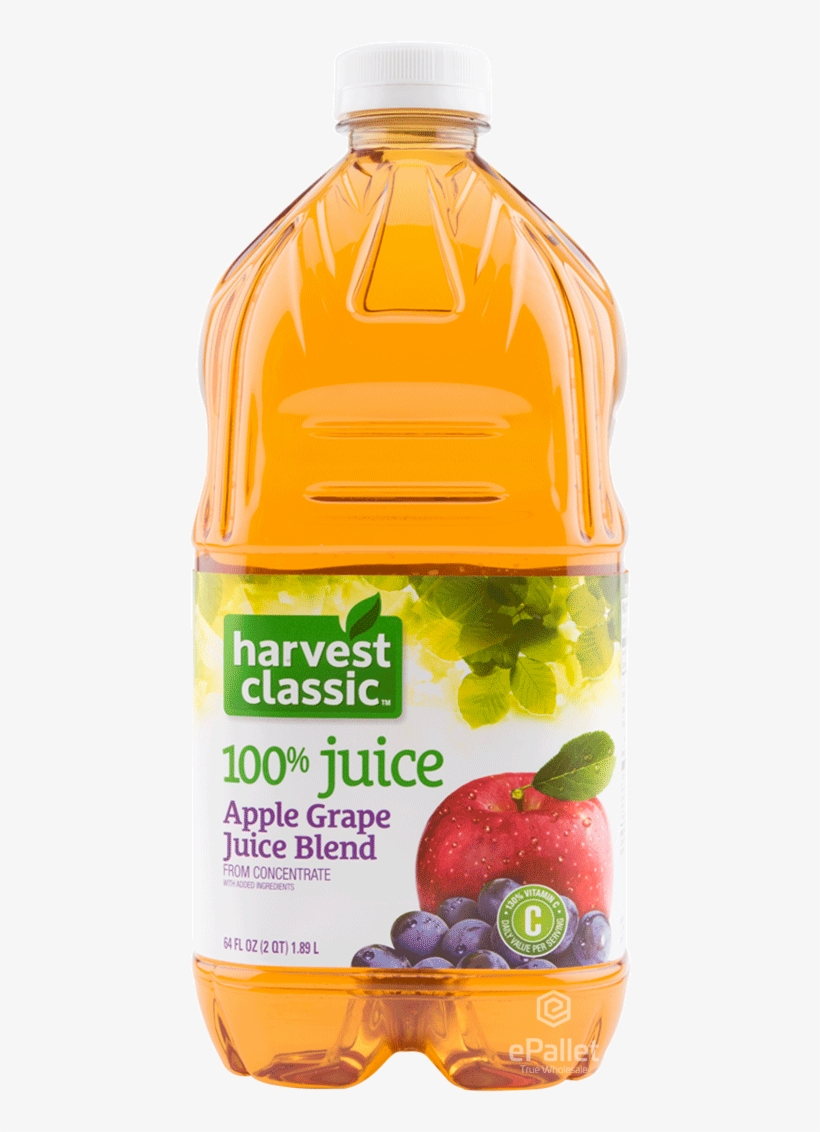 Apple Grape Juice Blend Epallet Png Juice Box True - Plastic Bottle, transparent png download