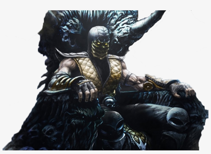 Mortal Kombat Scorpion Png - Scorpion Mortal Kombat Throne, transparent png download