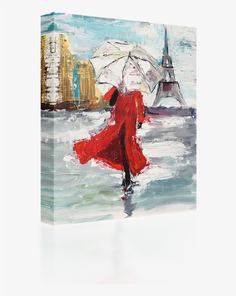 Rainy Paris - Painting, transparent png download