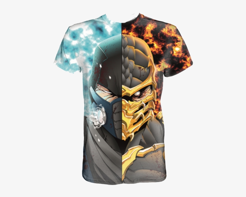 Sub Zero Vs Scorpion Comic, transparent png download