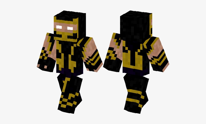 Scorpion Mortal Kombat Minecraft, transparent png download