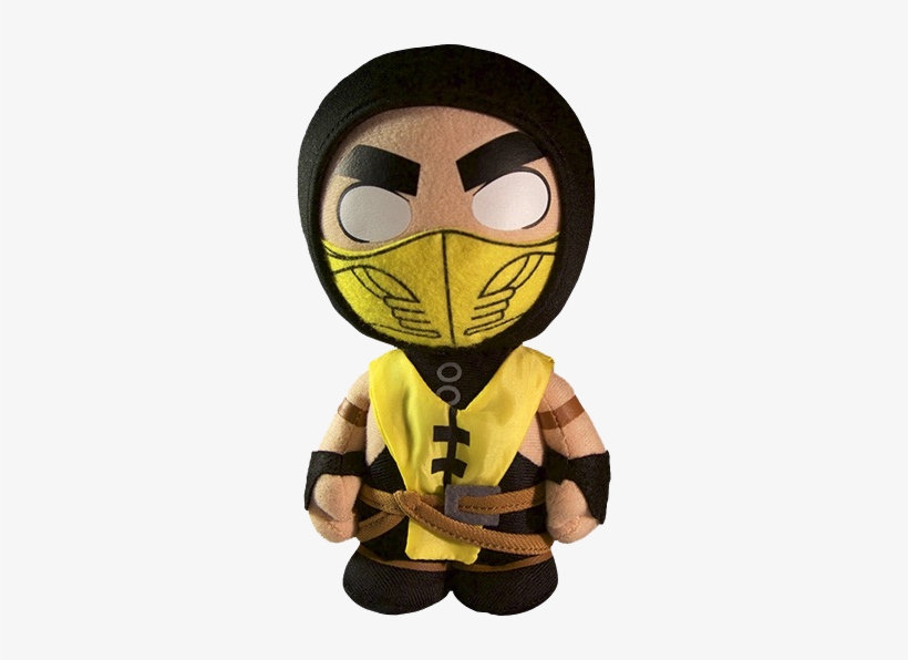 Scorpion 8" Plush - Mortal Kombat X Scorpion 8-inch Plush, transparent png download