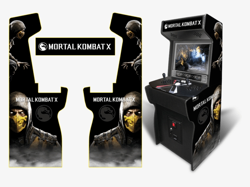Custom Permanent Full Size Scorpion Mortal Kombat X - Arcade Mortal Kombat X, transparent png download