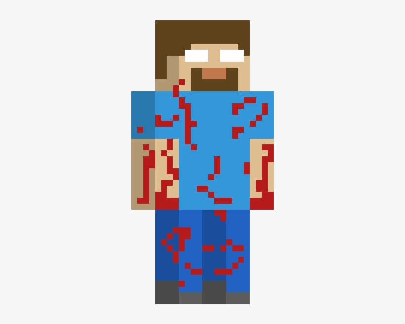 Herobrine - Electric Blue, transparent png download