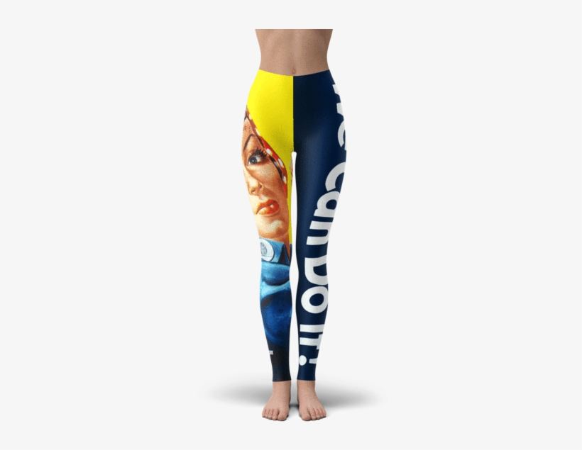 Rosie The Riveter Leggings - Leggings, transparent png download