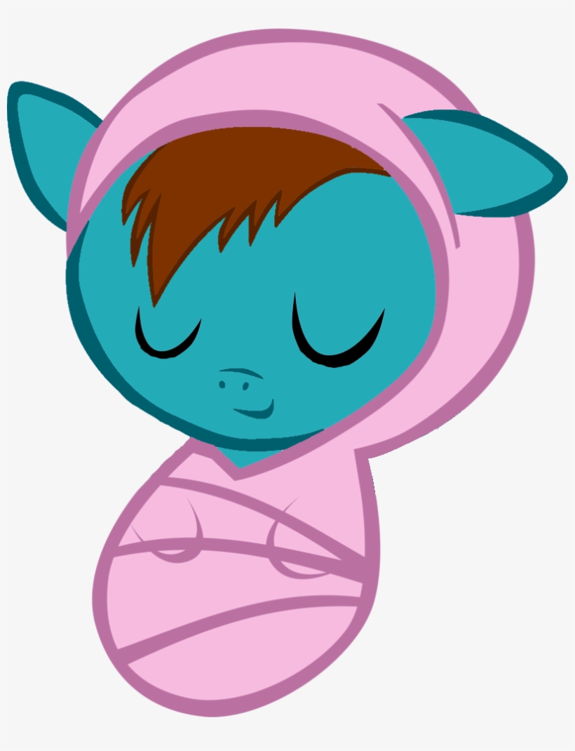 Newborn Herobrine - My Little Pony Newborn, transparent png download
