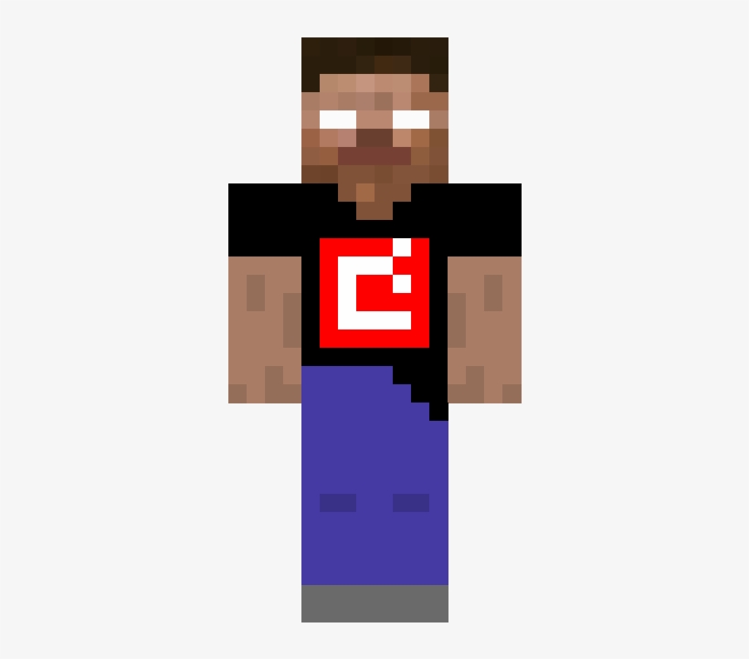0 Likes - Minecraft Herobrine, transparent png download