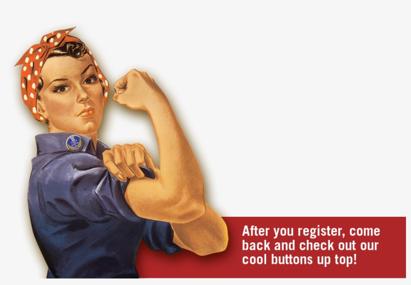 Rosie - Rosie The Riveter Kettlebell, transparent png download