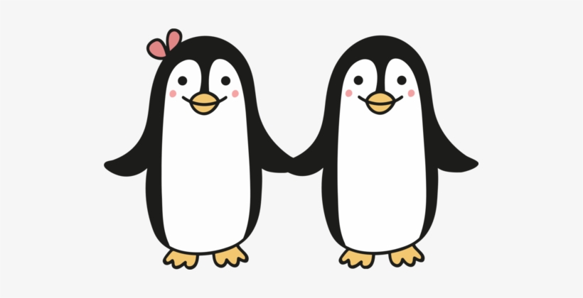 Penguin T-shirt Drawing Cuteness Love - Fondos De Pantallas Para Parejas De Pinguinos, transparent png download