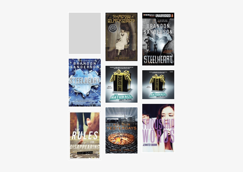 Gateway Award Nominees 2015 2016 Masl Calgary Public - Steelheart By Brandon Sanderson, transparent png download