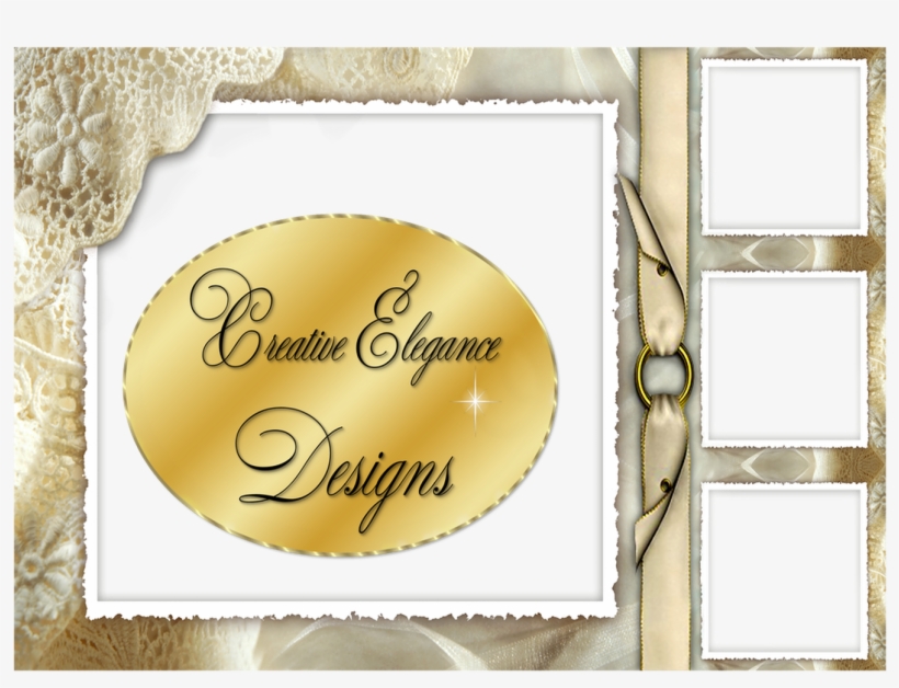 Tiki's Antique Lace Frame - Circle, transparent png download
