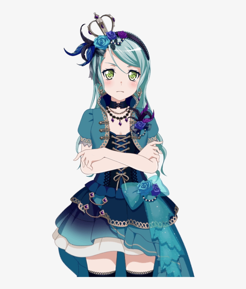 Blue Roses In Harmony Live2d Model - Live2d, transparent png download