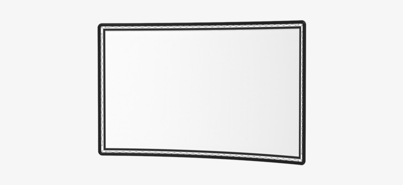 Curved Series 200 Lace And Grommet Frame - Display Device, transparent png download