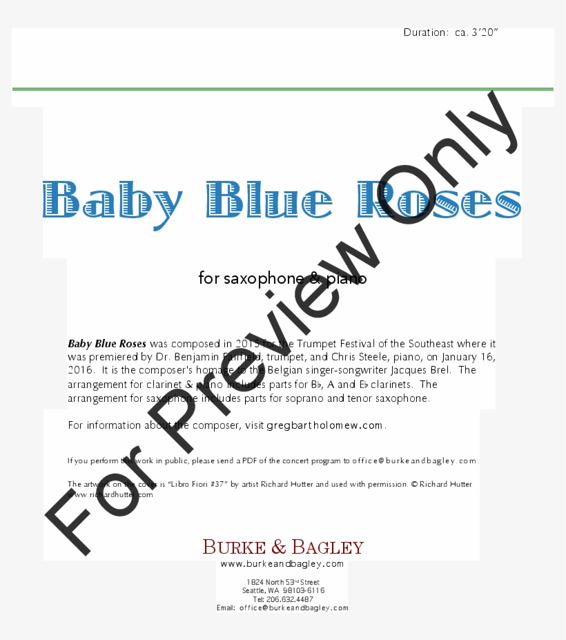 Baby Blue Roses Thumbnail - Father I Put My Life In Your Hands Music, transparent png download