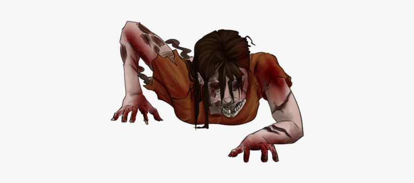 Shattered Frontier Deviantart G - Zombie Crawling Transparent Background, transparent png download