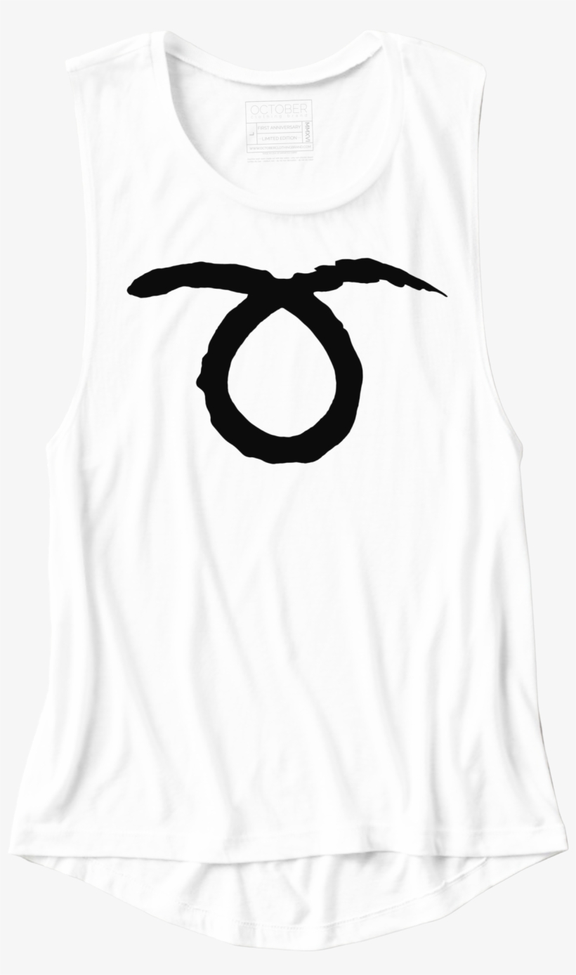 Womens Muscle Tee - Number, transparent png download