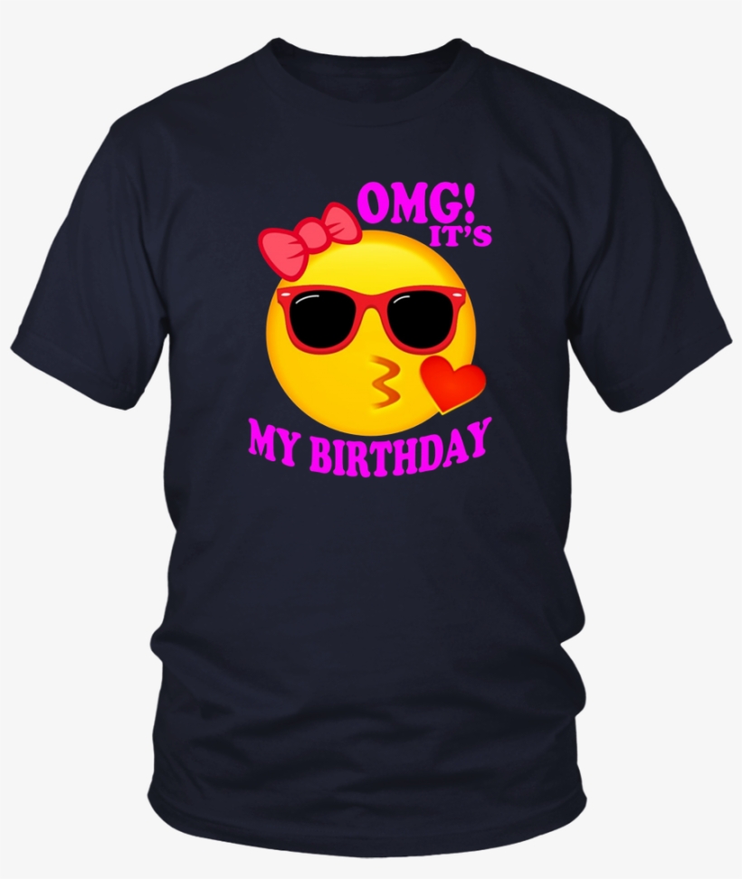 Birthday Emoji Shirt For Girls - Shirt, transparent png download